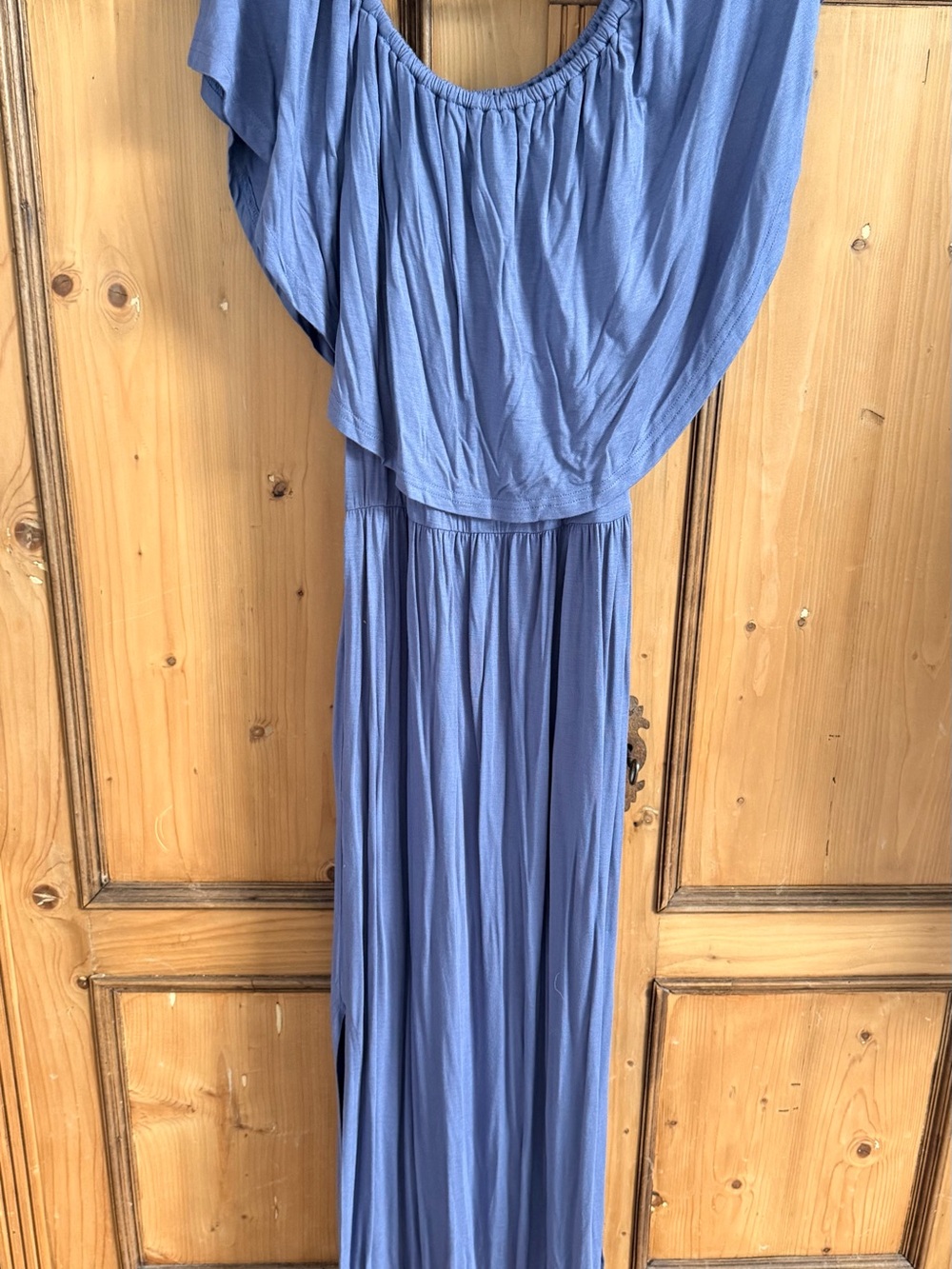 Bluish purple Women's Flowing Maxi Dress